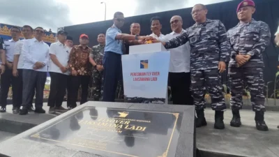 Kepala BP Batam Muhammad Rudi Resmikan Flyover Laksamana Ladi.