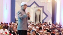 Ribuan Jemaah Padati Masjid Agung Batam dalam Peringatan Isra’ Mi’raj Bersama Aa Gym