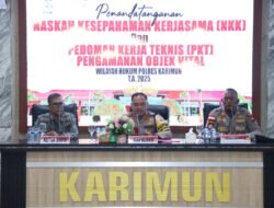 Polres Karimun Teken Mou NKK Dan PKT Pengamanan Objek Vital