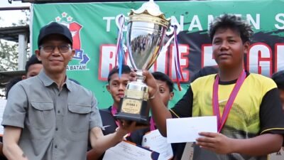 GSP FA Juara Blue Eagle Cup 4, Amsakar Achmad Dorong Pembinaan Sepak Bola Usia Dini di Batam