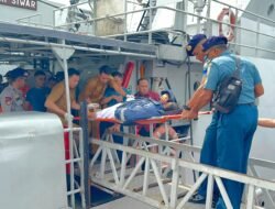 TNI AL Selamatkan 6 PMI Non Prosedural Mengalami Kecelakaan Laut di Pulau Nipah