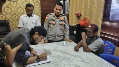 Kapolsek Tebing, Kisruh Supir Angkutan Umum Dan Maxim di RSUD HM Sani Sudah Damai