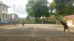 PT Timah Siapkan Lapangan Tenis Untuk Masyarakat Berlatih