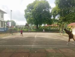 PT Timah Siapkan Lapangan Tenis Untuk Masyarakat Berlatih