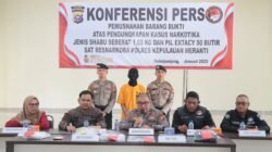 Polres Meranti Gelar Pemusnahan Barang Bukti Narkotika Jenis Sabu Dan Ekstasi