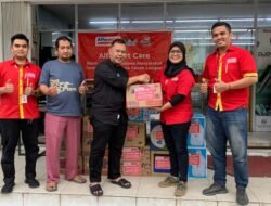 Alfamart Batam Salurkan Bantuan Untuk Korban Longsor di Seraya