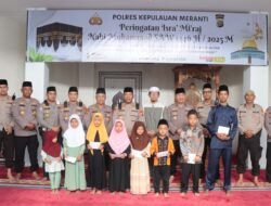 Polres Meranti Gelar Peringatan Isra’Mi’raj dan Do’a Bersama Anak Yatim