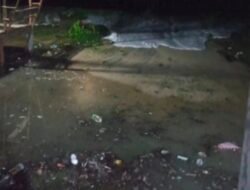 Air Laut Masuk Ke Halaman Rumah Warga Kampung Boyan Dimalam Hari, Dua Orang Lansia Dievakuasi Ke Gedung Daerah