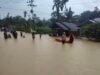 Warga Lihat Buaya Saat Banjir Rendam Ibu Kota Lingga, Bupati: Kurangi Aktivitas di Luar Rumah