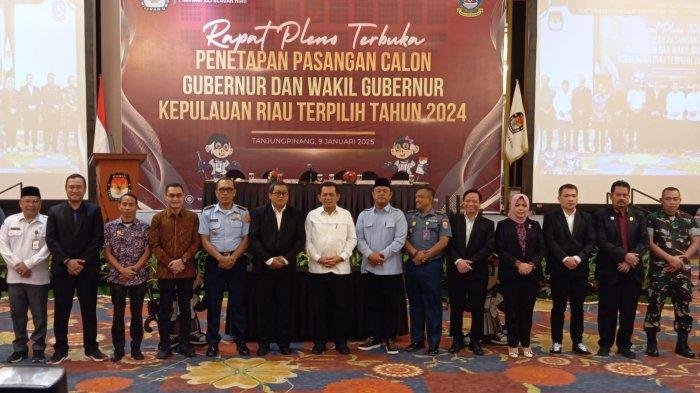 KPU Kepri Tetapkan Ansar Ahmad dan Nyanyang Haris Pratamura Sebagai Gubernur dan Wakil Gubernur Kepri 2025-2030