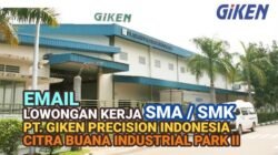 Loker Batam PT. Giken Precision Indonesia