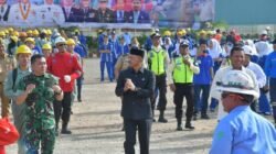 Sekdaprov Kepri Pimpin Apel Peringatan Bulan K3 Nasional 2025 di Batam