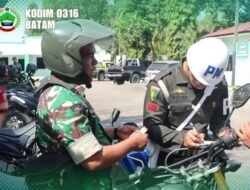 Kodim 0316/Batam Cek Kelengkapan Kendaraan Personel