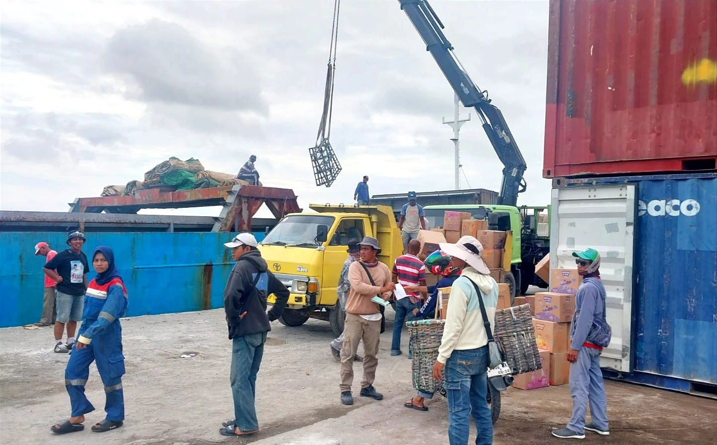 Penghasilan Buruh dan Sopir Lori Anjlok Drastis Akibat Kerusakan Pelabuhan Taman Bunga, Karimun