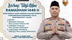 Polres Lingga Berbagi Takjil Akbar untuk Masyarakat Dabo Sore Ini