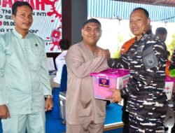 Lanal Karimun Berkolaborasi Dengan INTI Kepri Dan PMI Gelar Bhakti Sosial Donor Darah