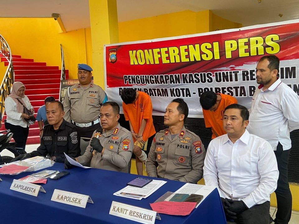 Kerap Resahkan Warga, Dua Penjambret di Batam Ditembak Polisi Usai Lukai Korbannya