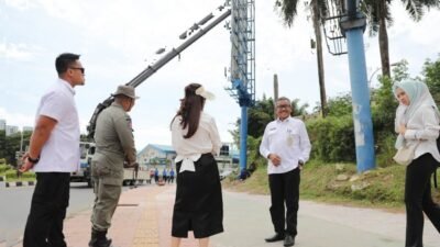Pembongkaran Reklame Ilegal Dikawal Wakil Walikota Batam, Pajak Daerah Dioptimalkan