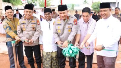 Rangkaian Hari Bhayangkara ke-79, Polda Kepri Salurkan Bantuan Sanitasi ke Ponpes Daarul Hikam