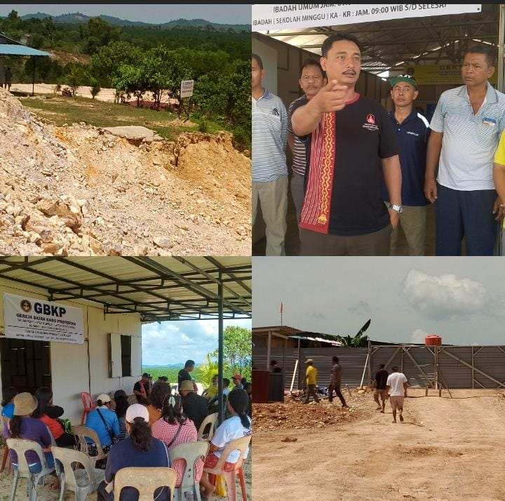 Ratusan Jemaat Gereja GBKP di Batam Terpaksa