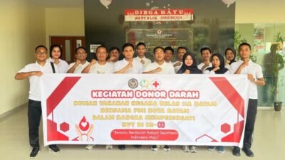 Rutan Batam Gelar Donor Darah, Dukung Ketersediaan Stok di PMI Kota Batam