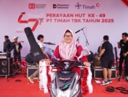 Indriati Berhasil Bawa Pulang Motor Dalam Pekan Sehat HUT ke-49 PT Timah Tbk