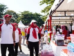 Bazar UMKM Meriahkan Pekan Sehat HUT ke-49 PT Timah di Bangka Selatan