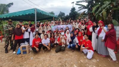 Yayasan Vihara Bodhi Marga Gelar Baksos, Bagikan 350 Paket Sembako untuk Warga Telaga Rindu