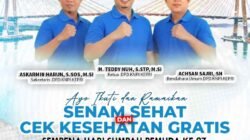 DPD KNPI Kepri Gelar Senam Sehat dan Cek Kesehatan Gratis Peringati Hari Sumpah Pemuda ke-97 di Batam