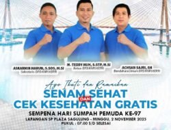 DPD KNPI Kepri Gelar Senam Sehat dan Cek Kesehatan Gratis Peringati Hari Sumpah Pemuda ke-97 di Batam