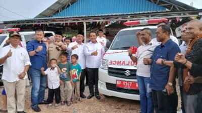 Fraksi Gerindra DPRD Kepri Serahkan Dua Unit Ambulance, Siap layani Masyarakat di Batu Aji