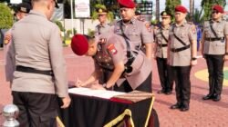 Kapolres Karimun Pimpin Sertijab Pejabat Utama Polres Karimun