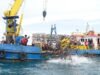 PT Timah Tbk Dan Ditlantas Polda Babel Tenggelamkan Rumpon di Perairan Rebo