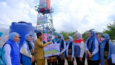 Kolaborasi Strategis Pertamina dan SERUNI, Salurkan Ribuan Tabung Gas dan Air Bersih di Huntara Pidie Jaya