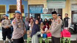 Polres Kepulauan Meranti Salurkan Takjil untuk Panti Asuhan Mualimin, Sampaikan Layanan 110 Dan Program Green Policing