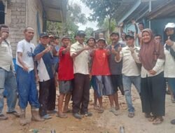 Warga RT 05/RW 17 Telaga Rindu Gelar Bakti Sosial Sambut Ramadhan, Semenisasi Jalan dari Swadaya Masyarakat