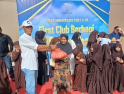 Rayakan Ultah Perdananya, First Club Batam Berbagi 1.000 Paket Sembako untuk masyarakat