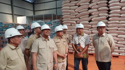 Kunjungi Gudang Bulog di Batam, Endipat Wijaya Pastikan Ketahanan Pangan Aman Hingga 3 Bulan ke Depan