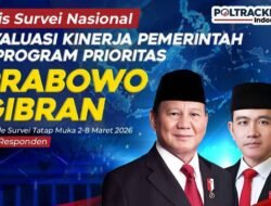 Survei Poltracking: Tingkat Kepuasan Publik terhadap Pemerintahan Prabowo–Gibran Capai 74,1 Persen