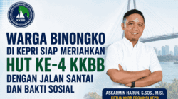 Warga Binongko di Kepri Siap Meriahkan HUT Ke-4 KKBB dengan Jalan Santai dan Bakti Sosial