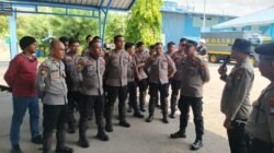 Simulasi Tanggap Darurat di PLTU Sebatak Karimun, Polres Siagakan Pleton Dalmas