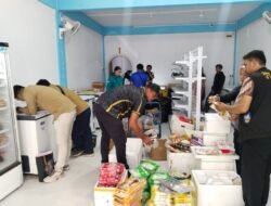 Tim Gabungan Sidak Toko Mawar, Sejumlah Produk Makanan Impor Diduga Ilegal Diamankan
