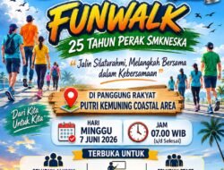 Rayakan 25 Tahun SMK Negeri 1 Karimun, Alumni Gelar Fun Walk Gratis Untuk Masyarakat