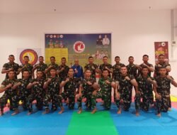 Perkuat Kemampuan Taktis, Prajurit Yonif TP 849/BS Pilih Jujitsu Jadi Beladiri Satuan