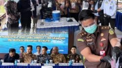 Kejari Karimun Tegaskan Komitmen Perangi Narkotika, Hadiri Pemusnahan Barang Bukti di Mako Lanal TBK