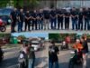 Sambut HUT RI dan HUT IWO Ratusan Bendera Merah Putih di Bagikan ke Pengendara