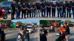 Sambut HUT RI dan HUT IWO Ratusan Bendera Merah Putih di Bagikan ke Pengendara