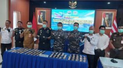 TNI AL Gagalkan Penyelundupan 240 Cartridge Vape Diduga Narkotika di Karimun
