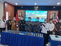 TNI AL Gagalkan Penyelundupan 240 Cartridge Vape Diduga Narkotika di Karimun