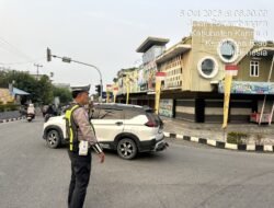 Satlantas Karimun Perkuat Pengamanan Jam Sibuk Pagi